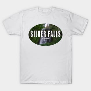 Silver Falls State Park Sticker T-Shirt